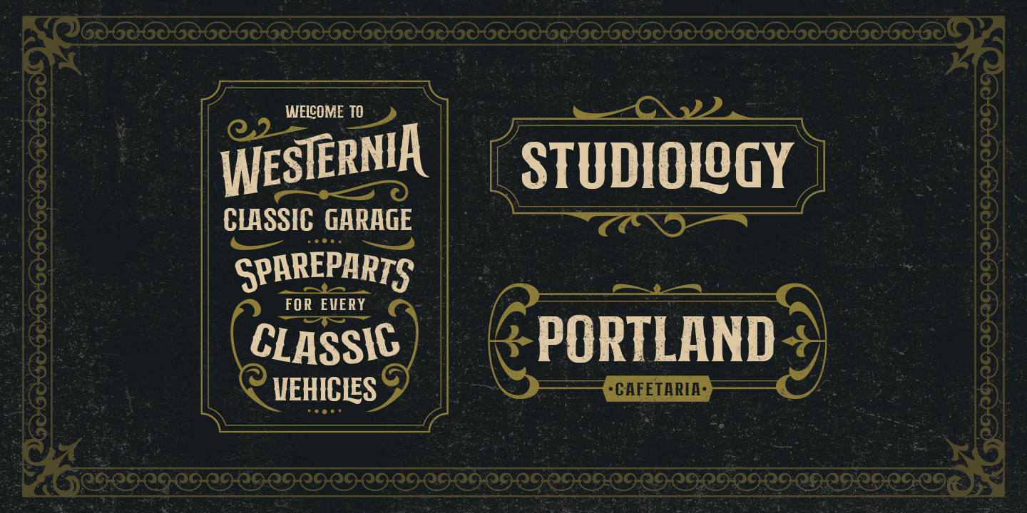 Hermona Extras Font preview